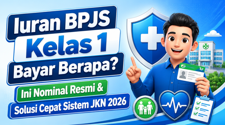 Iuran BPJS Kelas 1 Bayar Berapa? Ini Nominal Resmi & Solusi Cepat Sistem JKN 2026