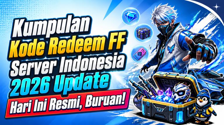 Kumpulan Kode Redeem FF Server Indonesia 2026 Update Hari Ini Resmi, Buruan!
