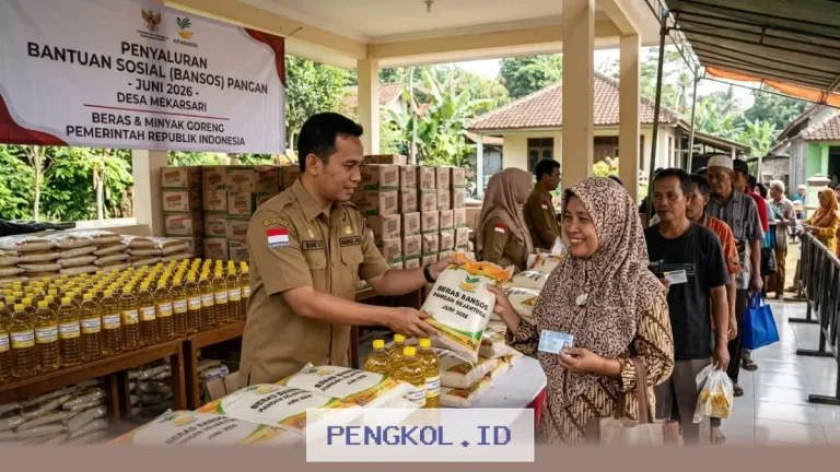 Pemerintah Mulai Salurkan Bantuan Sosial Beras dan Minyak Goreng Juni 2026, Simak Metode Pemeriksaan Penerima.