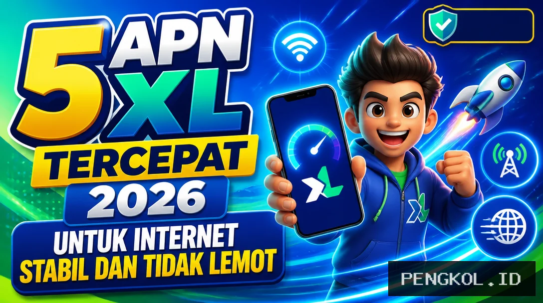 5 APN XL Tercepat 2026 untuk Internet Stabil dan Tidak Lemot