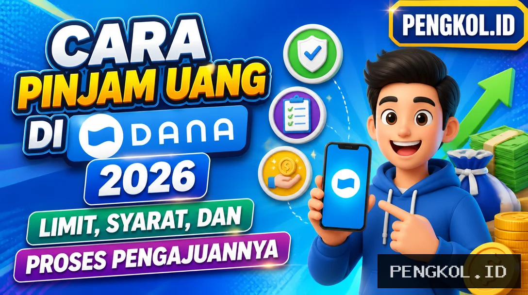Cara Pinjam Uang di DANA 2026, Limit, Syarat, dan Proses Pengajuannya