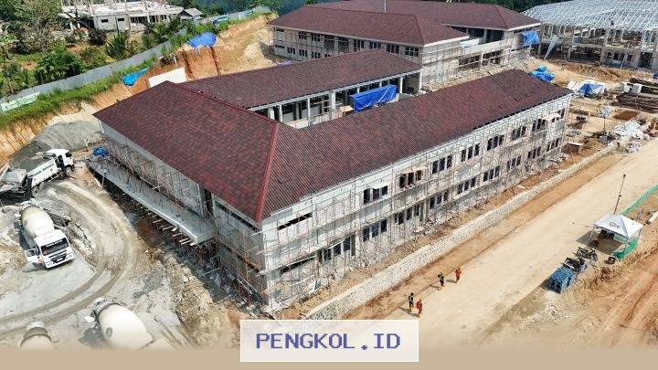 Kemajuan Signifikan Brantas Abipraya dalam Pembangunan Sekolah Rakyat Kabupaten Bogor Mencapai 81,42 Persen