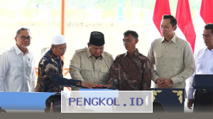 Pembangunan Lima Bendungan Strategis Nasional dengan Total Anggaran Rp9,79 Triliun Resmi Diluncurkan Prabowo