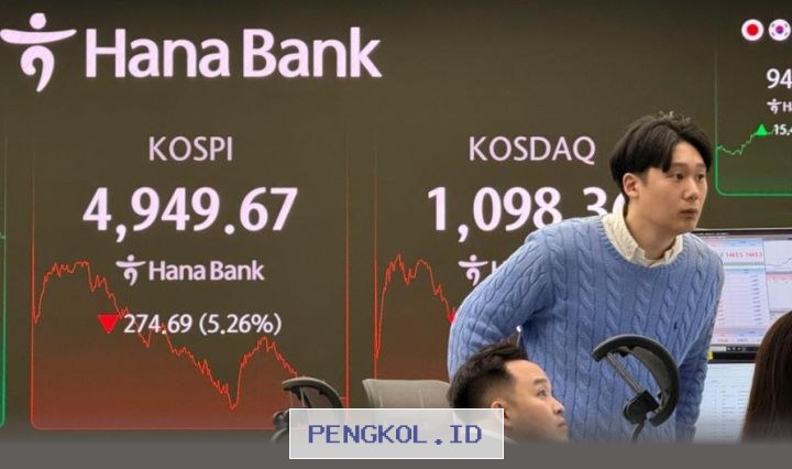 Penurunan Signifikan Indeks Kospi Hingga Enam Persen Memicu Pelemahan Bursa Saham Asia Secara Menyeluruh